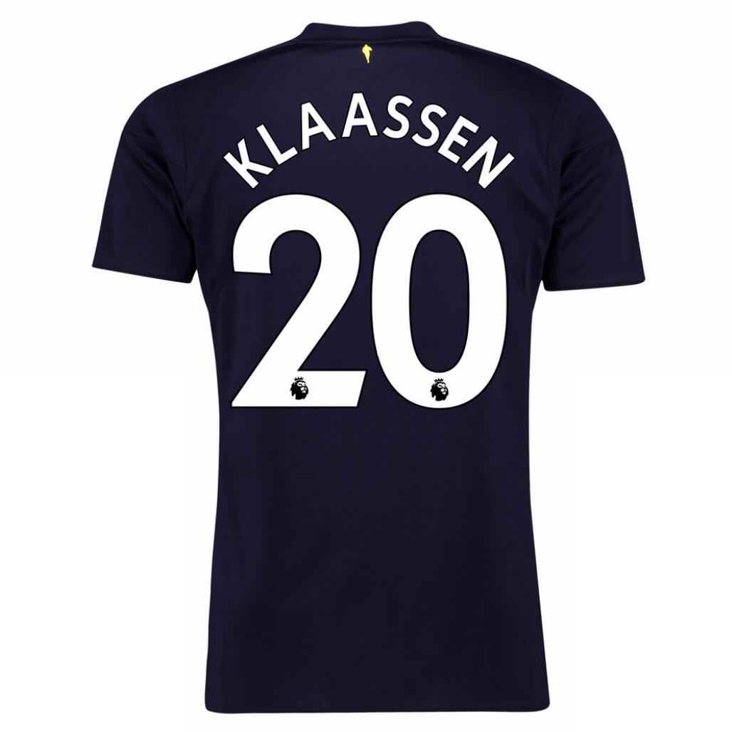 Camiseta Everton Tercera equipo Klaassen 2017-18